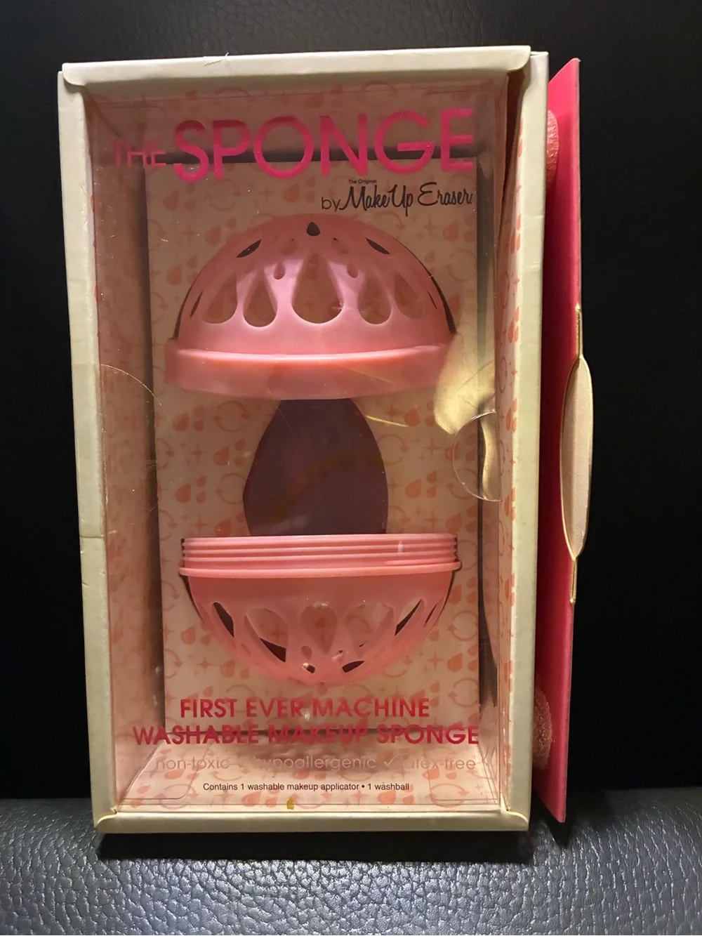MakeUp Eraser The Sponge - Pink Washable Makeup Sponge with Protective Case